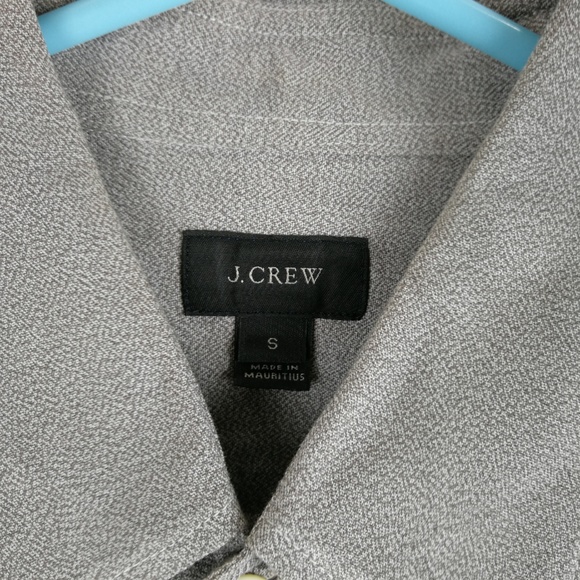 J. Crew Gray Long Sleeve Shirt Men's Small - Picture 7 of 8